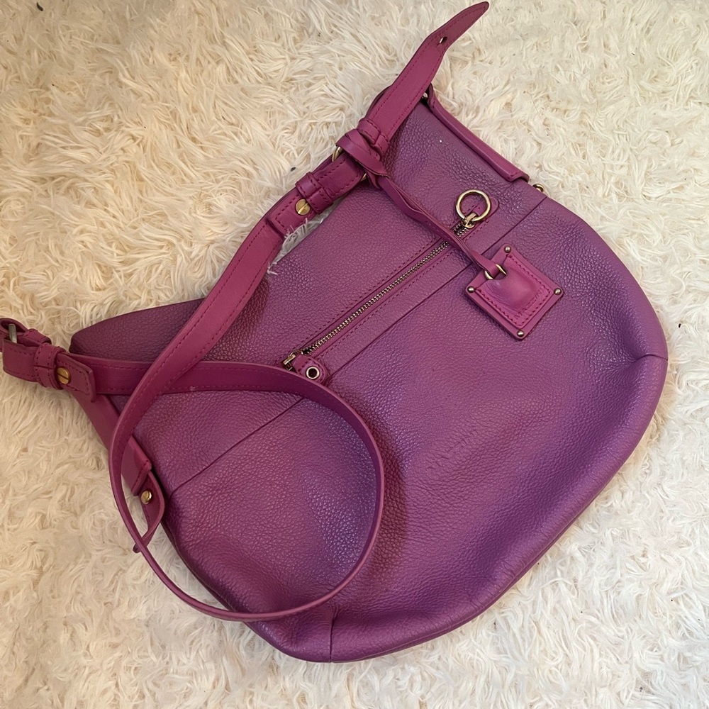 Mazzini mauve pink leather bag
